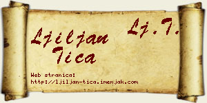 Ljiljan Tica vizit kartica